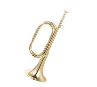 Tromba professionale Corno da cavalleria in ottone per tromba in ottone per orchestra con bocchino