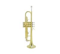 Tromba professionale Corno dorato in Si bemolle con accessori squisito strumento in ottone tromba tromba con bocchino a scatola