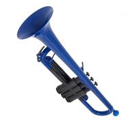 Tromba professionale Esame di grado per principianti di tromba piatta in ottone di plastica per riproduzione professionale blu