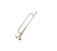 Tromba professionale Guanti con bandiera a tromba dorata con grande tromba per studenti galvanizzata con chiave B a campana