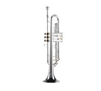 Tromba Professionale In Sib Materiale In Ottone Superficie Placcata In Argento Bellissimo Strumento A Fiato Con Bocchino 5C