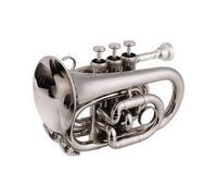 Tromba professionale Mini tromba tascabile per orchestra professionale bocca piatta in Sib