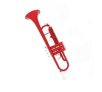 Tromba professionale Set tromba rossa con accessori + bocchino a scatola tromba in si bemolle corno squisito strumento in ottone
