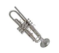 Tromba professionale Si bemolle tromba oro per principianti prestazioni professionali nichelata(Color:3)