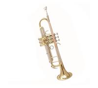 Tromba professionale Strumento a tromba a tre note in si bemolle test di prestazione per principianti strumento a fiato in ottone tamburo a banda professionale e squadra di corno