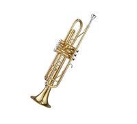 Tromba professionale Strumento a tromba a tre toni per studenti adulti principianti tromba professionale con tamburo e corno