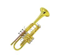 Tromba professionale Strumento a tromba in chiave C tromba a tre toni per esame per principianti orchestra professionale