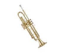 Tromba professionale Strumento a tromba in si bemolle laccato oro strumento professionale per tromba per orchestra a fiato in ottone