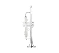 Tromba professionale Strumento a tromba in Si bemolle per banda di ottoni modello placcato argento