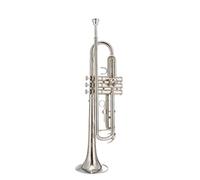 Tromba professionale Strumento a tromba in si bemolle per principianti modello professionale e per prestazioni professionali placcato argento