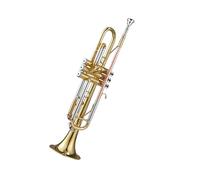 Tromba professionale Strumento a tromba in si bemolle strumento a fiato in ottone tromba professionale a tre toni che suona corno straniero