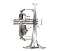 Tromba professionale Strumento a tromba nichelato in Si bemolle per esame di performance per principianti orchestra professionale