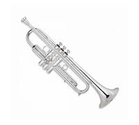 Tromba professionale Strumento in ottone professionale standard tromba per studenti standard argento Si bemolle strumento squisito e durevole