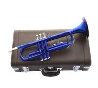 Tromba professionale Strumento tromba blu Tromba avanzata Tromba professionale Strumento tromba per prestazioni professionali B bemolle
