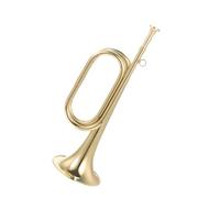 Tromba professionale Tromba corno di cavalleria in ottone con bocchino in ottone tromba chiamata banda scolastica banda di cavalleria strumento in ottone