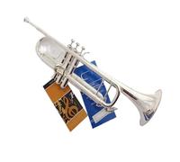Tromba professionale Tromba di Bach placcata in argento piccolo trombone in ottone professionale avanzato