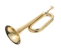 Tromba professionale Tromba in ottone con bocchino in ottone per chiamata per imparare la banda di cavalleria della banda scolastica di strumenti in ottone