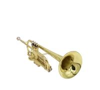Tromba professionale Tromba in ottone con chiave piatta strumento a fiato con foto reale B set completo nuovo