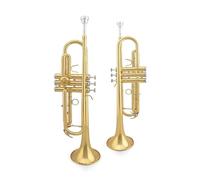 Tromba professionale Tromba in si bemolle grado principiante banda di fiati ottone laccato palco professionale per studenti adulti