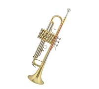Tromba professionale Tromba in si bemolle laccato oro tromba strumento a fiato in ottone a bocca piatta