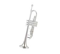 Tromba Professionale Tromba In Si Bemolle Placcata Argento | Tromba per ensemble di tre musiche