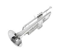 Tromba professionale Tromba in si bemolle placcata in argento per principianti esame di prestazioni professionali entry-level. Strumento a fiato occidentale