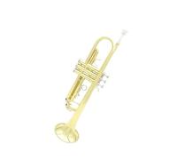 Tromba professionale Tromba in Sib con corpo in ottone set di trombe per strumenti professionali in ottone in Si bemolle tromba in oro e argento(Color:Yellow)