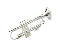 Tromba professionale Tromba per orchestra strumento con superficie placcata argento corpo in ottone di alta qualità