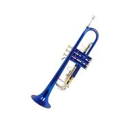 Tromba professionale Tromba professionale Si bemolle set di trombe in tubo di rame corpo colorato oro chiave tromba rossa blu nera(Color:2)