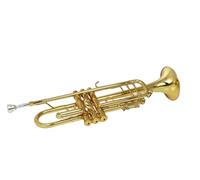 Tromba professionale Tromba Tromba dorata Strumento in ottone Produzione di ottoni Classica
