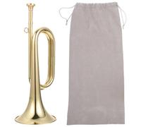 Tromba Semplice per Principianti in Ottone, Compatto | Finitura Lucidata, Protezione Contro la Ruggine, Pratica a Casa e Banda Scolastica, per Studenti di Musica