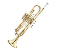 Tromba Si Bemolle Tromba Popolare Tromba Da Allenamento Con Rivestimento In Tessuto Laccato Oro Nichel Argento(Gold)