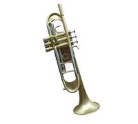 Tromba Standard Bb Set Per Principianti Tromba Bc TR-197GS Tromba Placcata Argento Piccolo Strumento Musicale In Ottone Tromba Professionale(Gold)