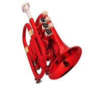 Tromba Standard Bb Set Per Principianti Tromba Da Palma Professionale Standard Tromba Tascabile Tromba Da Palma Tromba Tromba In Sib Strumento(Red)