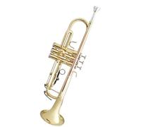 Tromba Standard Si Bemolle Tromba A Tre Toni Strumento In Ottone Tromba Banda Per Principianti Performance Professionale Con Bagaglio Portatile(B)
