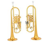 Tromba Standard Strumento A Tromba Professionale Con Valvola Rotativa Per Tromba In Sib Tipo B Chiave Piatta In Ottone Dorato