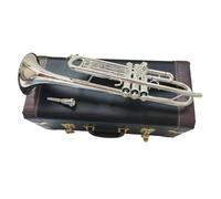 Tromba Standard Strumento B Tromba Piatta Placcata In Argento Tromba Musicale Che Suona Una Tromba In Ottone Di Livello Professionale