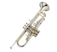 Tromba Standard Tromba Sib Si Bemolle Ottone Placcato Argento Tromba Professionale Strumenti Musicali Con Custodia In Pelle