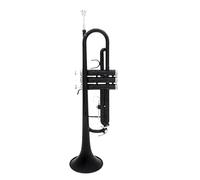 Tromba Standard Tromba Sib Si Bemolle Strumento In Ottone Trompete Con Custodia Cinghia Accessori Per Strumenti Musicali(Black)