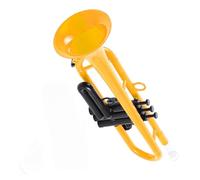 Tromba Strumento a tromba in plastica gialla in si bemolle per studenti professionisti generali principianti da suonare