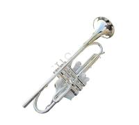 Tromba Strumento B Tune Suonare La Tromba Tromba Professionale Per Strumenti In Ottone(Silver)