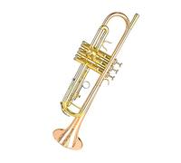 Tromba Strumento La Tromba In Rame Fosforoso Con Melodia In Si Bemolle Può Essere Utilizzata Per Spettacoli Professionali Per Principianti