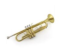 Tromba Test delle prestazioni entry level dello strumento a tromba oro argento B flat (Color : Gold)