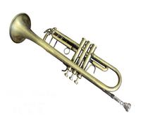 Tromba Tromba a pistoni importata con corpo in argento antico professionale avanzata