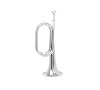 Tromba Tromba In Ottone Corno Da Cavalleria Chong Fenghao Strumento Musicale Tromba A Gradini In Rame (Color : Silver)
