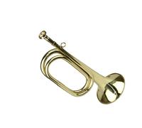 tromba Tromba Per Banda In Ottone Do Maggiore E Minore Laccata Oro Artigianale(Size:Big step number)