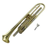 Tromba Tubo Per Accordatura In Cupronichel Con Corpo In Ottone Basso Laccato Oro Tromba In Sib