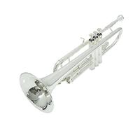 Trombe B Strumento Tromba Piatta, Strumento In Ottone Tromba Placcato Argento, Adatto Per I Principianti Per Inserire Il Test Delle Prestazioni strumento a tromba