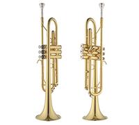 Trombe B Tromba Laccata In Ottone A Vento Piatto B strumento a tromba