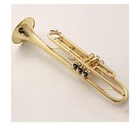 Trombe BB Trumpet Laccato In Oro Strumenti Musicali Profesional Trombe Studente Incluso Case Case Bocchino Accessori strumento a tromba